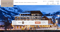 Desktop Screenshot of grand-hotel-valloire.com
